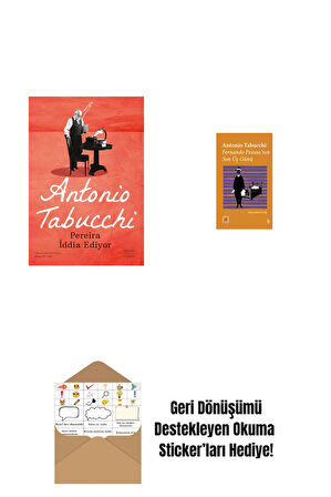 Pereira İddia Ediyor + Everest Açıkhava 34 - Fernando Pessoa’nın Son Üç Günü + Okuma Sticker'ları