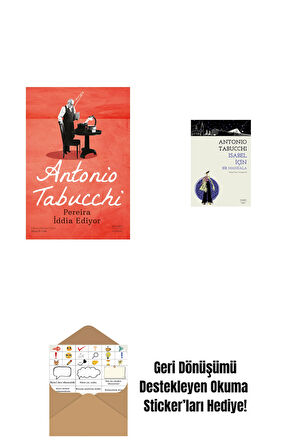 Pereira İddia Ediyor + Isabel İçin Bir Mandala + Okuma Sticker'ları