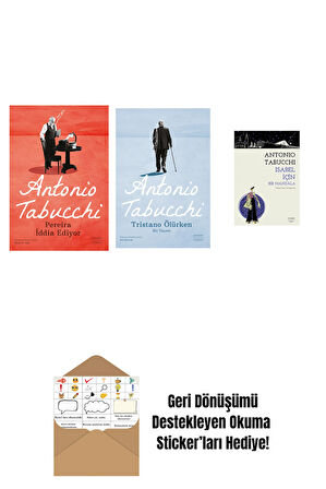 Pereira İddia Ediyor + Tristano Ölürken + Isabel İçin Bir Mandala + Okuma Sticker'ları