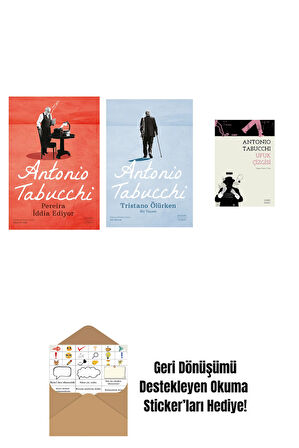 Pereira İddia Ediyor + Tristano Ölürken + Ufuk Çizgisi + Okuma Sticker'ları