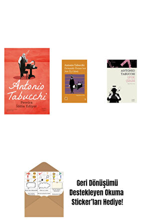 Pereira İddia Ediyor + Everest Açıkhava 34 - Fernando Pessoa’nın Son Üç Günü + Ufuk Çizgisi + Okuma Sticker'ları