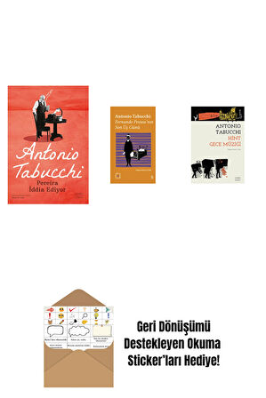 Pereira İddia Ediyor + Everest Açıkhava 34 - Fernando Pessoa’nın Son Üç Günü + Hint Gece Müziği + Okuma Sticker'ları