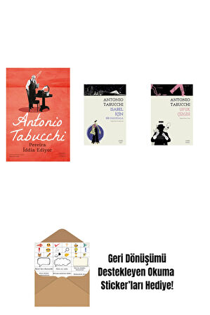 Pereira İddia Ediyor + Isabel İçin Bir Mandala + Ufuk Çizgisi + Okuma Sticker'ları