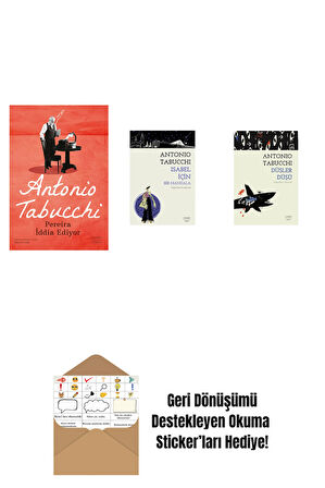 Pereira İddia Ediyor + Isabel İçin Bir Mandala + Düşler Düşü + Okuma Sticker'ları