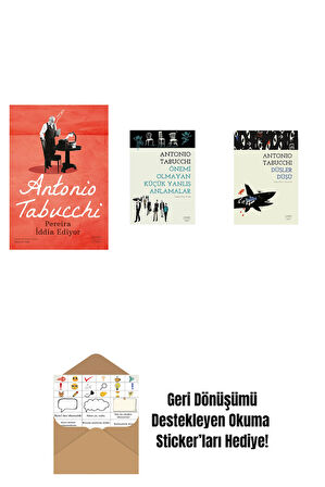 Pereira İddia Ediyor + Önemi Olmayan Küçük Yanlış Anlamalar + Düşler Düşü + Okuma Sticker'ları