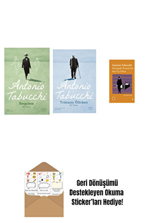 Requiem + Tristano Ölürken + Everest Açıkhava 34 - Fernando Pessoa’nın Son Üç Günü + Okuma Sticker'ları