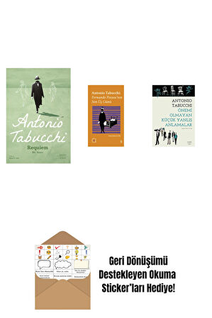 Requiem + Everest Açıkhava 34 - Fernando Pessoa’nın Son Üç Günü + Önemi Olmayan Küçük Yanlış Anlamalar + Okuma Sticker'ları