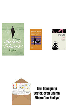 Requiem + Everest Açıkhava 34 - Fernando Pessoa’nın Son Üç Günü + Ufuk Çizgisi + Okuma Sticker'ları