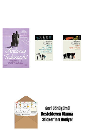 Yolculuklar ve Öteki Yolculuklar + Önemi Olmayan Küçük Yanlış Anlamalar + Hint Gece Müziği + Okuma Sticker'ları