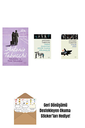 Yolculuklar ve Öteki Yolculuklar + Önemi Olmayan Küçük Yanlış Anlamalar + Düşler Düşü + Okuma Sticker'ları