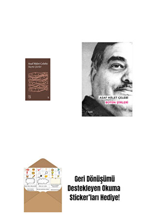 Everest Açıkhava 35 - Seçme Şiirler + Asaf Hâlet Çelebi - Bütün Şiirleri + Okuma Sticker'ları