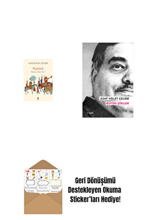 Naîmâ + Asaf Hâlet Çelebi - Bütün Şiirleri + Okuma Sticker'ları