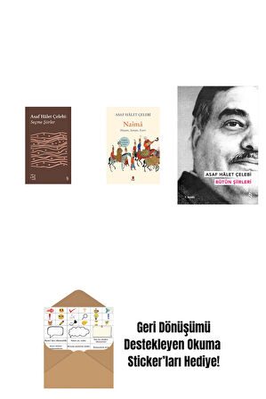 Everest Açıkhava 35 - Seçme Şiirler + Naîmâ + Asaf Hâlet Çelebi - Bütün Şiirleri + Okuma Sticker'ları