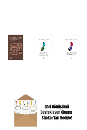 Everest Açıkhava 35 - Seçme Şiirler + Mevlana ve Mevlevilik + Mevlana'nın Rubaileri + Okuma Sticker'ları