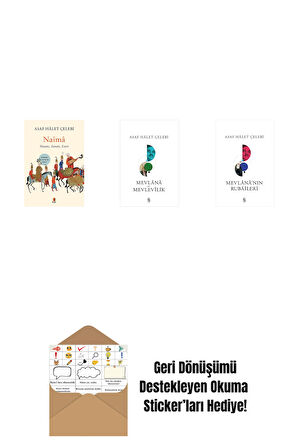 Naîmâ + Mevlana ve Mevlevilik + Mevlana'nın Rubaileri + Okuma Sticker'ları