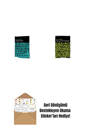 Kabuk Adam + Hayatın Sessizliğinde + Okuma Sticker'ları