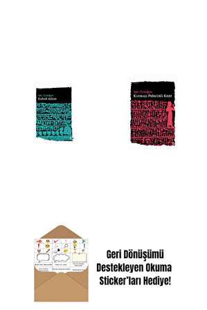 Kabuk Adam + Kırmızı Pelerinli Kent + Okuma Sticker'ları