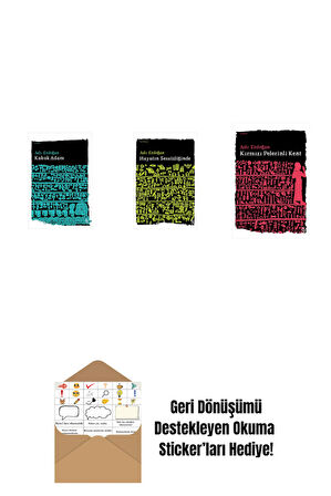Kabuk Adam + Hayatın Sessizliğinde + Kırmızı Pelerinli Kent + Okuma Sticker'ları