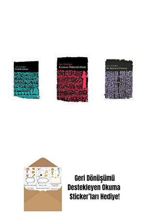 Kabuk Adam + Kırmızı Pelerinli Kent + Bir Delinin Güncesi + Okuma Sticker'ları