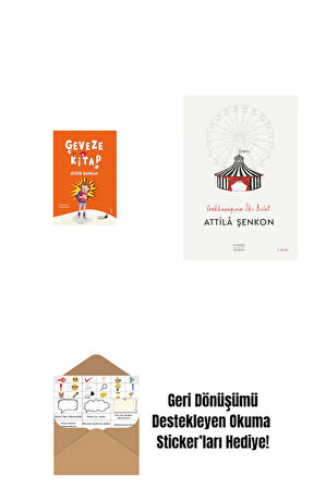 Geveze Kitap + Gökkuşağına İki Bilet + Okuma Sticker'ları