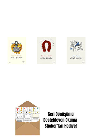 Hepimizin Yarasında + Bütün Düşler Nazlı’dır + Aykırı Üçgenler + Okuma Sticker'ları