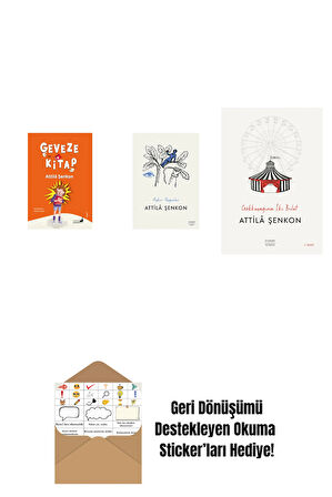 Geveze Kitap + Aykırı Üçgenler + Gökkuşağına İki Bilet + Okuma Sticker'ları