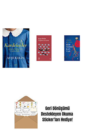 Kardelenler + Everest Açıkhava 19 - Doğdum. Kızdım + Her Yerde Kan Var (Midi Boy) + Okuma Sticker'ları