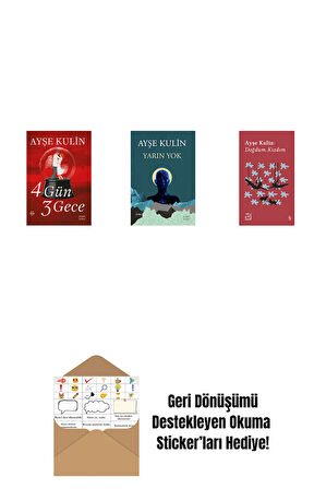 4 Gün 3 Gece + Yarın Yok + Everest Açıkhava 19 - Doğdum. Kızdım + Okuma Sticker'ları