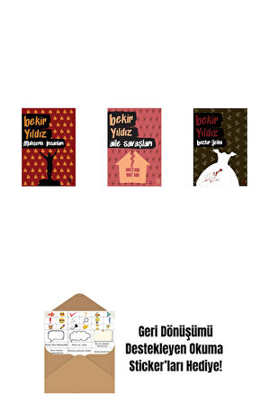 Mahşerin İnsanları + Aile Savaşları + Bozkır Gelini + Okuma Sticker'ları