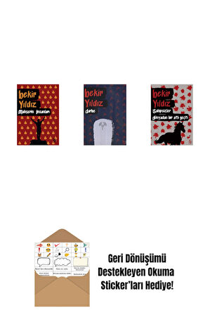 Mahşerin İnsanları + Darbe + Sahipsizler - Dünyadan Bir Atlı Geçti + Okuma Sticker'ları