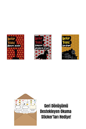 Mahşerin İnsanları + Sahipsizler - Dünyadan Bir Atlı Geçti + Kara Vagon + Okuma Sticker'ları