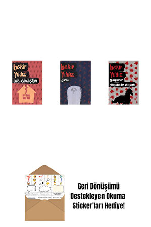 Aile Savaşları + Darbe + Sahipsizler - Dünyadan Bir Atlı Geçti + Okuma Sticker'ları