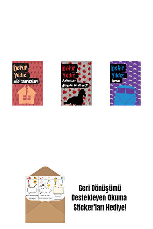 Aile Savaşları + Sahipsizler - Dünyadan Bir Atlı Geçti + Harran + Okuma Sticker'ları