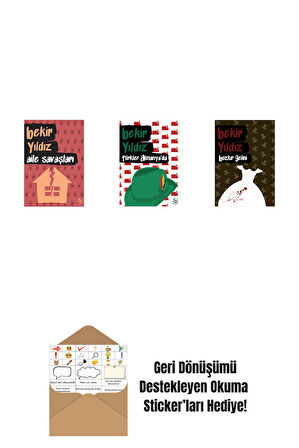 Aile Savaşları + Türkler Almanya'da + Bozkır Gelini + Okuma Sticker'ları