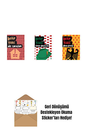 Aile Savaşları + Türkler Almanya'da + Alman Ekmeği + Okuma Sticker'ları