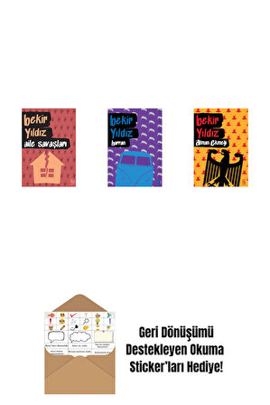 Aile Savaşları + Harran + Alman Ekmeği + Okuma Sticker'ları