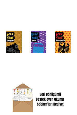 Kara Vagon + Harran + Alman Ekmeği + Okuma Sticker'ları