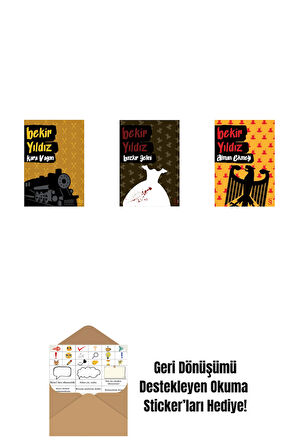 Kara Vagon + Bozkır Gelini + Alman Ekmeği + Okuma Sticker'ları