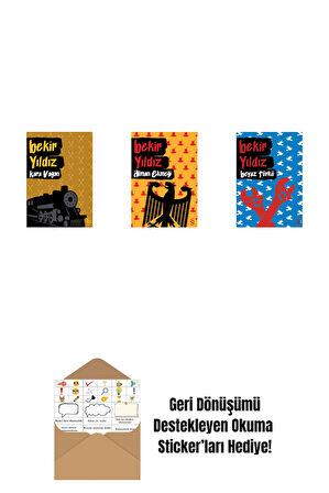 Kara Vagon + Alman Ekmeği + Beyaz Türkü + Okuma Sticker'ları