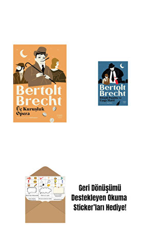 Üç Kuruşluk Opera + Efendi Puntila ve  Uşağı Matti + Okuma Sticker'ları