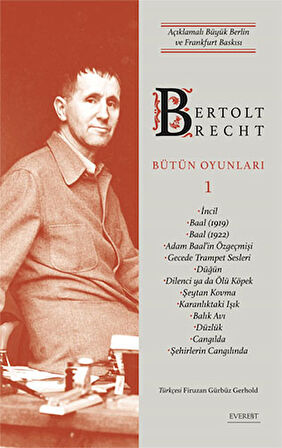 Gecede Trampet Sesleri + Bertolt Brecht - Bütün Oyunları 1 + Okuma Sticker'ları