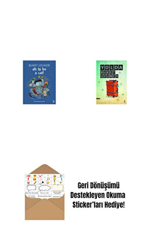 Oh To Be a Cat! + Yolda + Okuma Sticker'ları