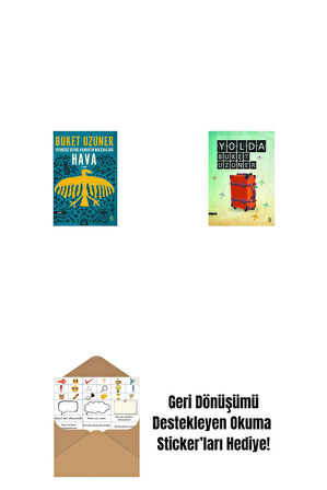 Uyumsuz Defne Kaman'ın Maceraları - Hava + Yolda + Okuma Sticker'ları