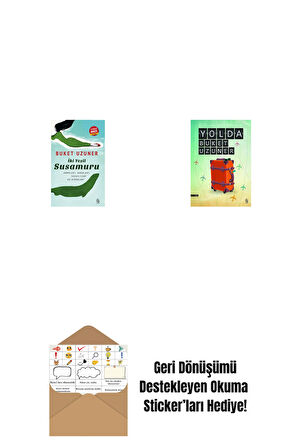 İki Yeşil Su Susamuru (Midi Boy) + Yolda + Okuma Sticker'ları