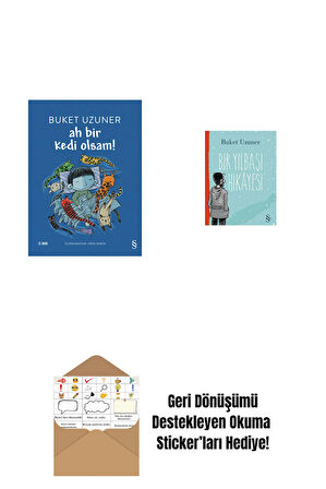 Ah Bir Kedi Olsam! + Bir Yılbaşı Hikâyesi + Okuma Sticker'ları