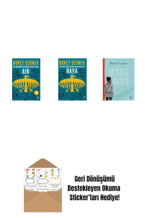 Air - The Adventures Of Misfit Defne Kaman + Uyumsuz Defne Kaman'ın Maceraları - Hava + Bir Yılbaşı Hikâyesi + Okuma Sticker'ları