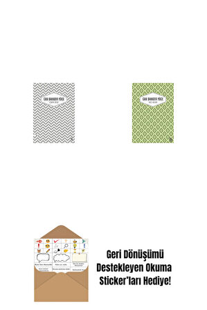 Uzakta Beyaz + Yaslı Mızıka + Okuma Sticker'ları