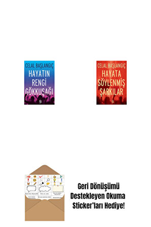 Hayatın Rengi Gökkuşağı + Hayata Söylenmiş Şarkılar + Okuma Sticker'ları