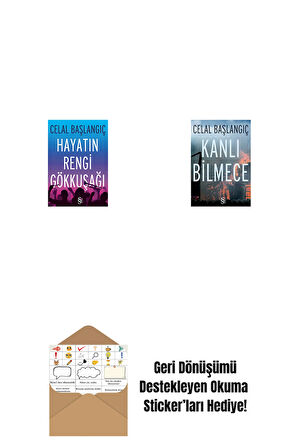 Hayatın Rengi Gökkuşağı + Kanlı Bilmece + Okuma Sticker'ları