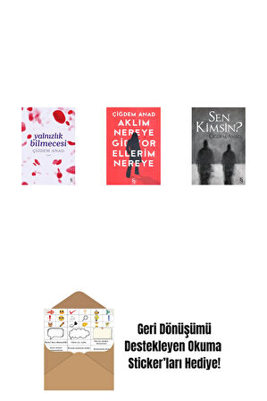 Yalnızlık Bilmecesi + Aklım Nereye Gidiyor Ellerim Nereye + Sen Kimsin? + Okuma Sticker'ları